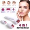4 In 1 Derma Roller Kit for skin beard and scalp care
