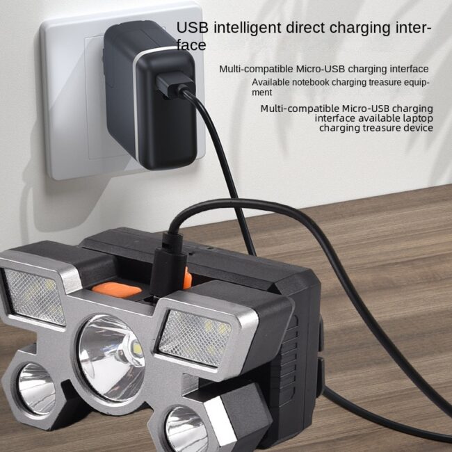 5 LED Rechargeable Headlamp in Sri Lanka Rechargeable LED Headlamp