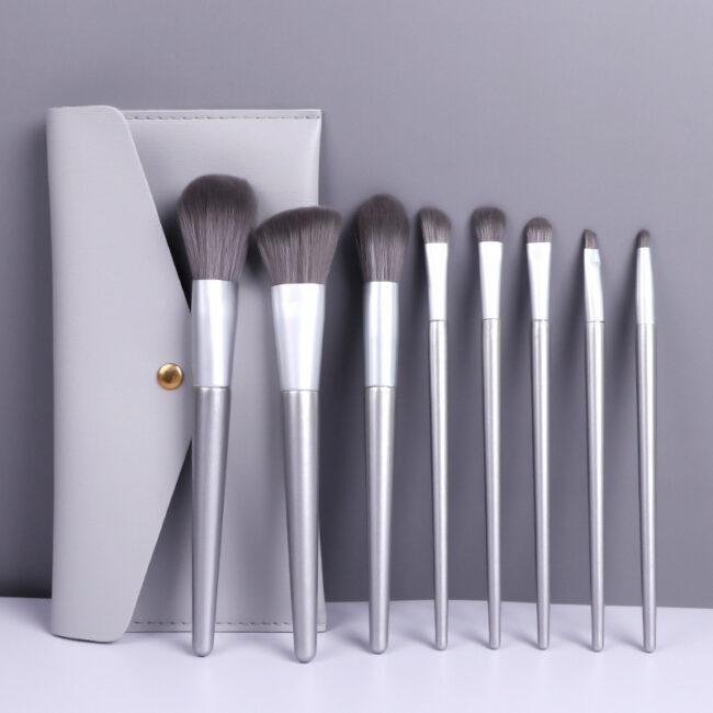 9 Makeup Brush with Purse in Sri Lanka