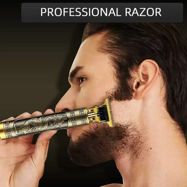 t9-trimmer-side-viewt9-trimmer-side-view Professional T9 cordless hair trimmer with guide combs