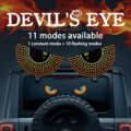 Car Rear Windshield Devil Eye LED Display Light