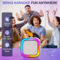 karoke speacker Mini Portable Bluetooth Speaker with RGB Lights