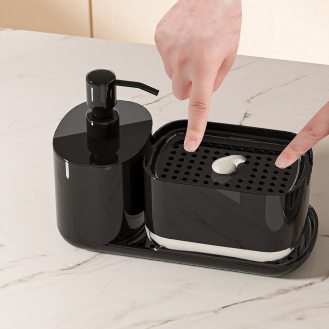 4 in 1 kitchen cleaning soap dispenser set for home use