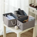 Collapsible closet storage bin