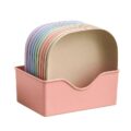 10 Pcs Plastic Serving Plates Set