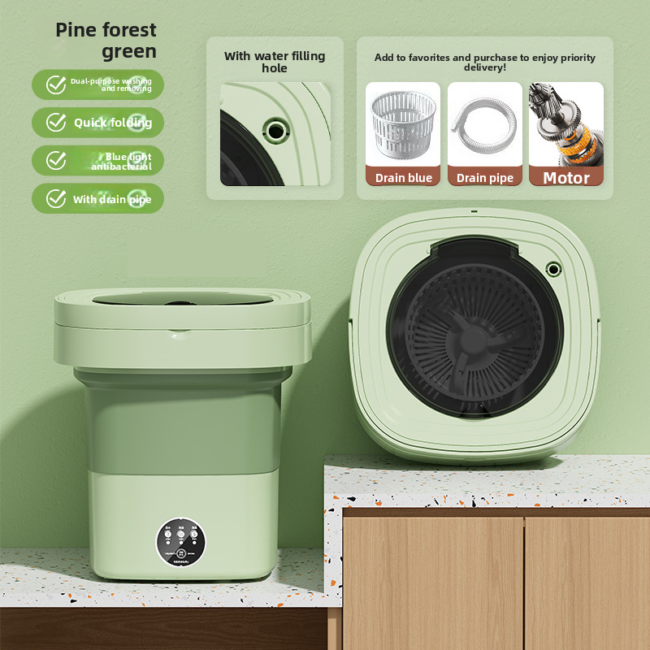 main-image-3 8L Portable Folding Washing Machines