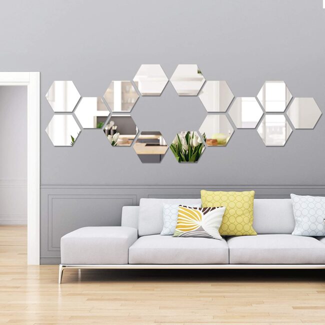 main-image-3 12 Pcs Mirror Effect Wall Stickers in Sri Lanka