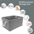 Home storage basket with handles