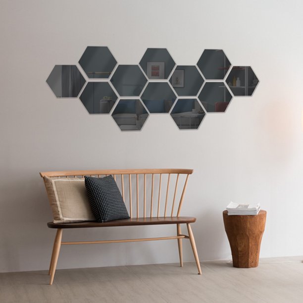 main-image-5 12 Pcs Mirror Effect Wall Stickers in Sri Lanka