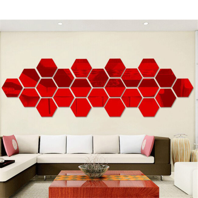 main-image-6 12 Pcs Mirror Effect Wall Stickers in Sri Lanka