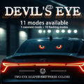 Car Rear Windshield Devil Eye LED Display Light