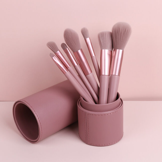 Travel Makeup Brush Kit with Purse